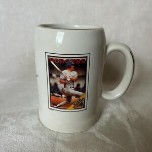 Vintage Kirk Gibson Baseball Dodgers Topps Mug, certificate of authenticity